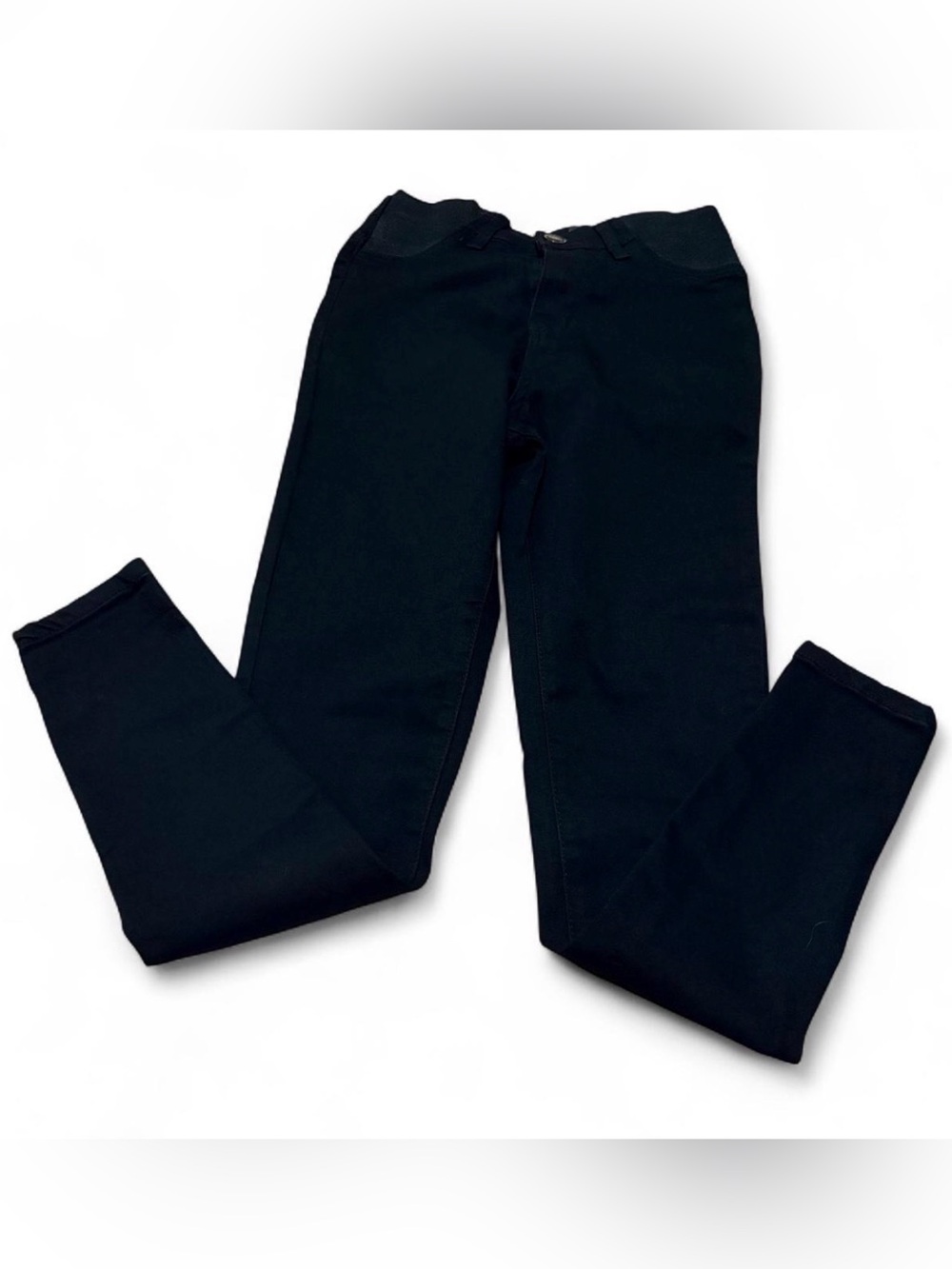 NWT Sandpiper Maternity Black Skinny Jeans Over Belly Size Small S⁠